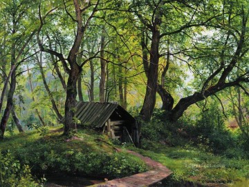 Ivan Ivanovich Shishkin Painting - old lime 1894 classical landscape Ivan Ivanovich